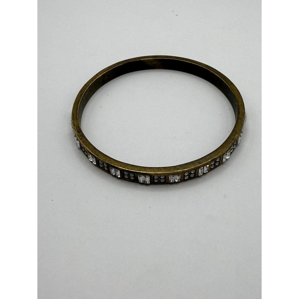 Set of 2 Silpada K&R Modern Maven Brass Bracelets – Designer Statement Jewelry - Picture 3 of 11